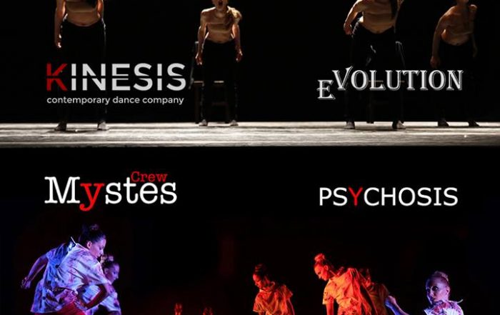 Locandina Mystes & Kinesis - Contemporary Dance Network